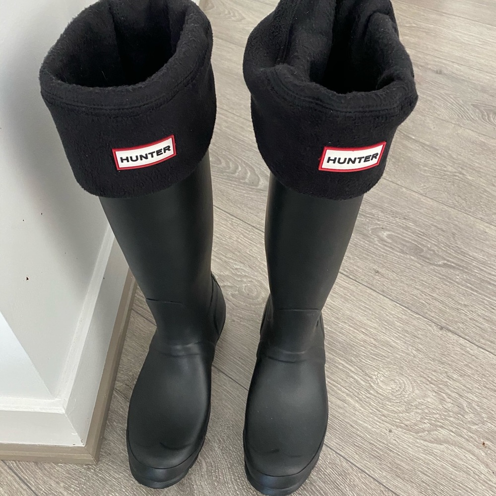 Hunter Boots Never Worn with socks